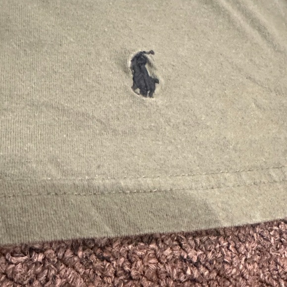 EUC! Mens Polo Ralph Lauren Red and Green T-Shirts Sz M - Picture 2 of 4